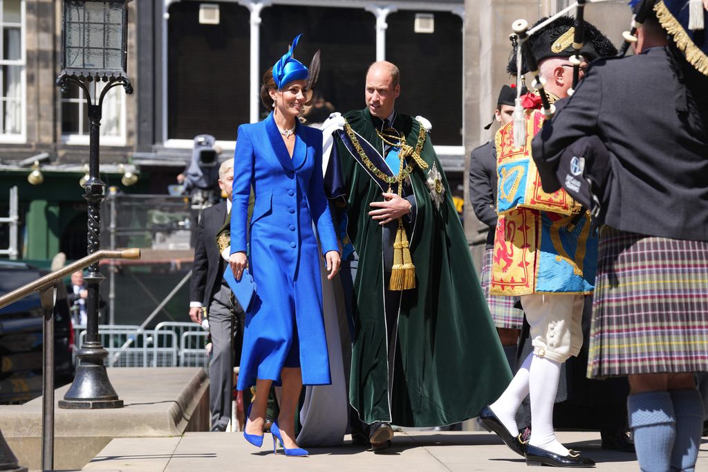 King Charles's Scottish Coronation William and Kate join procession