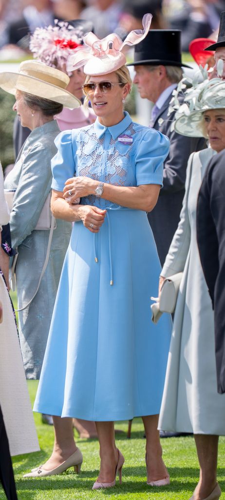 Zara Tindall looked brilliant in her A-line midi dress