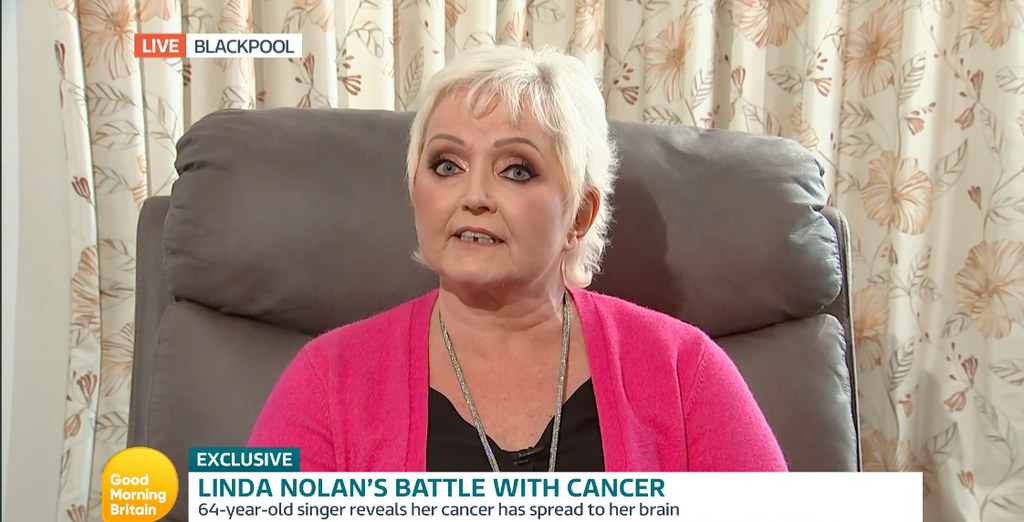Linda Nolan reveals her cancer her spread to brain on GMB