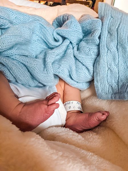 ashley james baby born