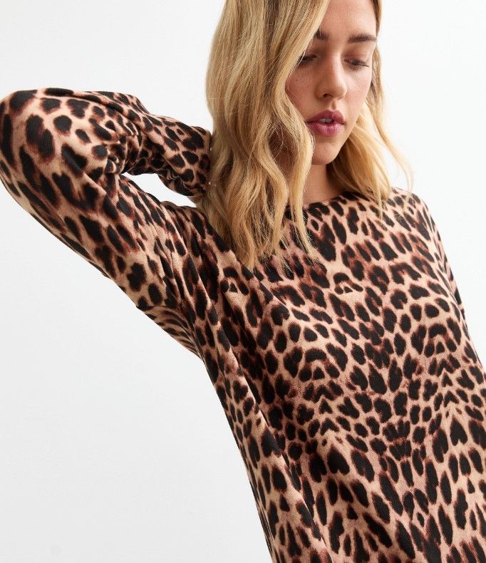 New Look leopard print top