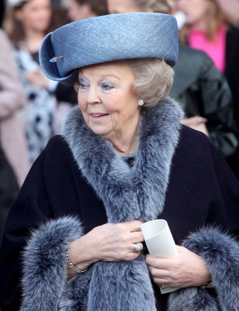 Princess Beatrix, formerly Queen of the Netherlands, is known for her extravagant headwear
