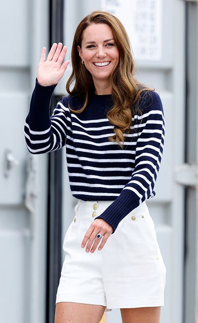 Loved Kate Middleton S Effortless Striped Jumper This £25 Lookalike From Mands Is So Similar Hello