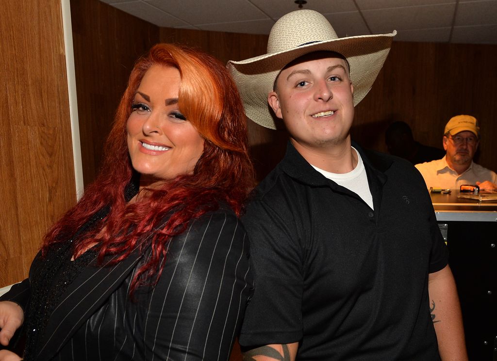 Wynonna Judd and Elijah Judd backstage at the 7th Annual ACM Honors at the Ryman Auditorium on September 10, 2013 in Nashville, Tennessee