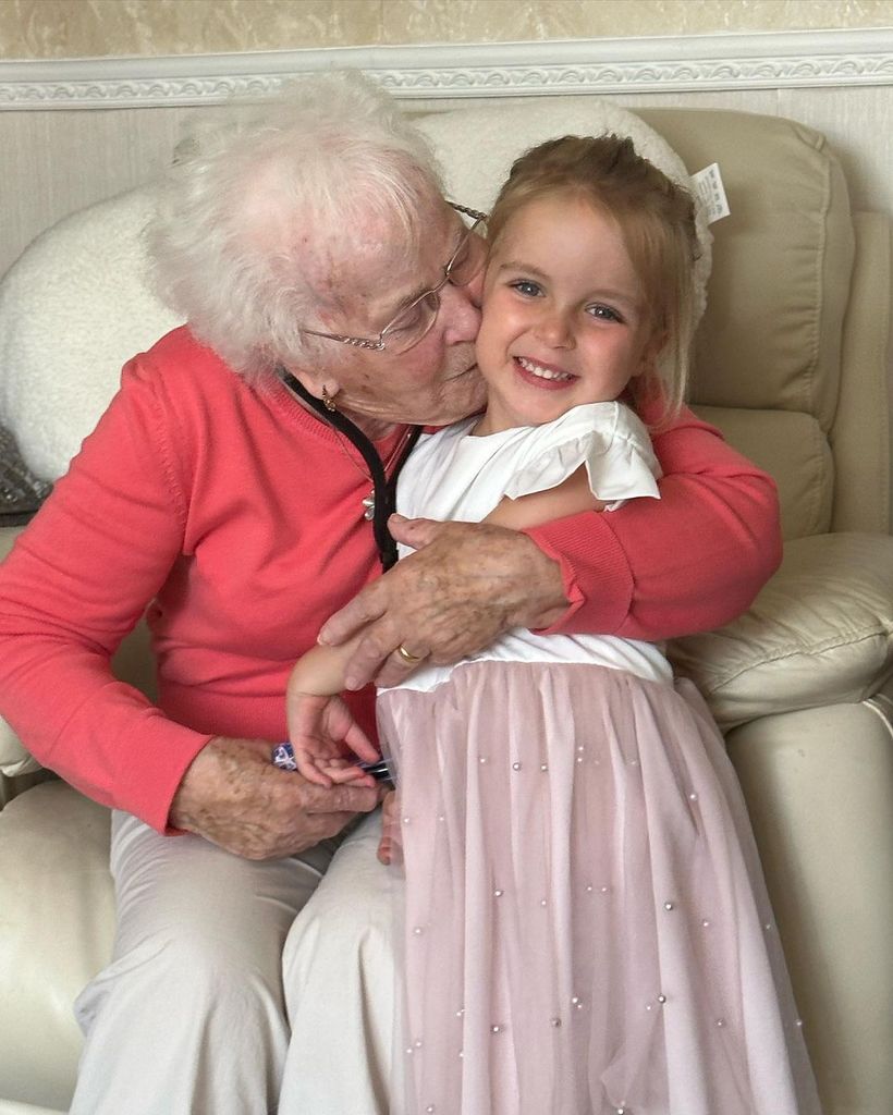 Gemma Atkinson's daughter Mia in sweet photo with her late aunt Shelia