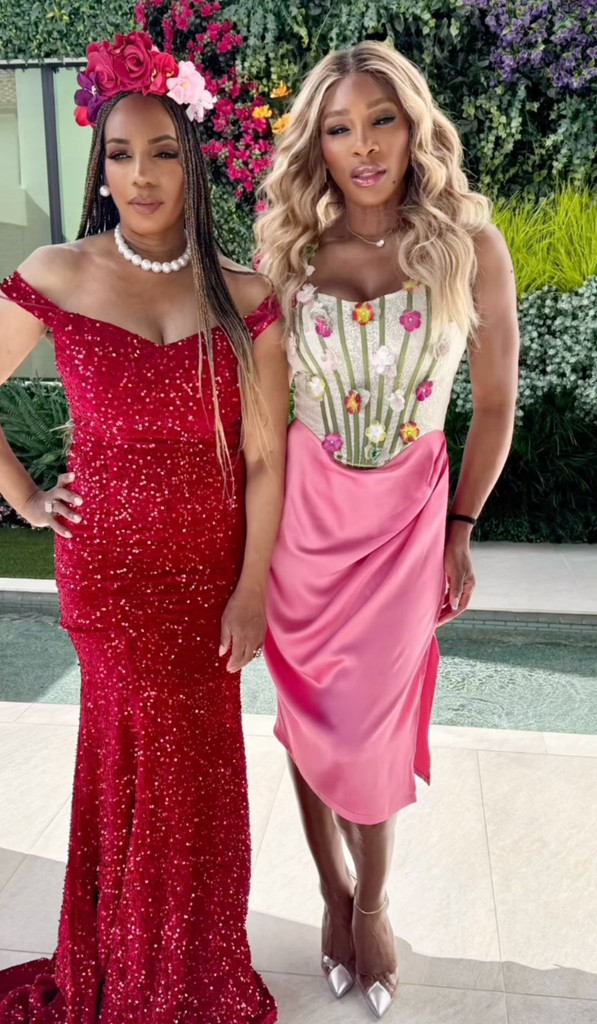 Serena Williams and her sister Lyndrea Price