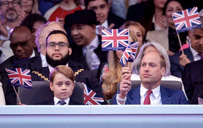 Prince George Prince William flags