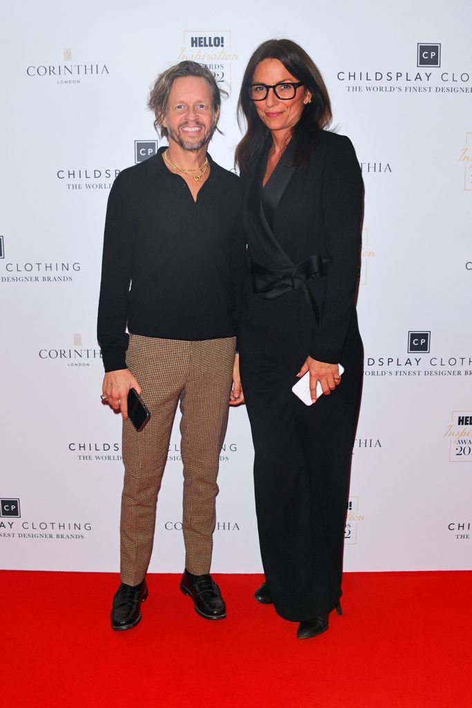 Michael Douglas and Davina McCall attend the Hello! Inspiration Awards at Corinthia London