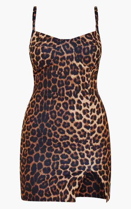 leopard print dress plt