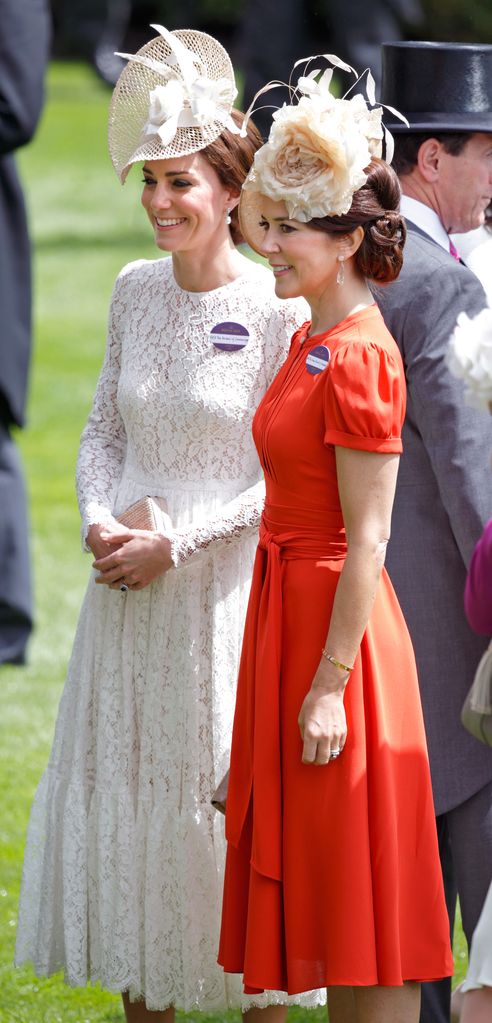 Kate Middleton and Crown Princess Mary at Royal Ascot