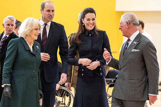 prince william prince charles kate middleton camilla laughing