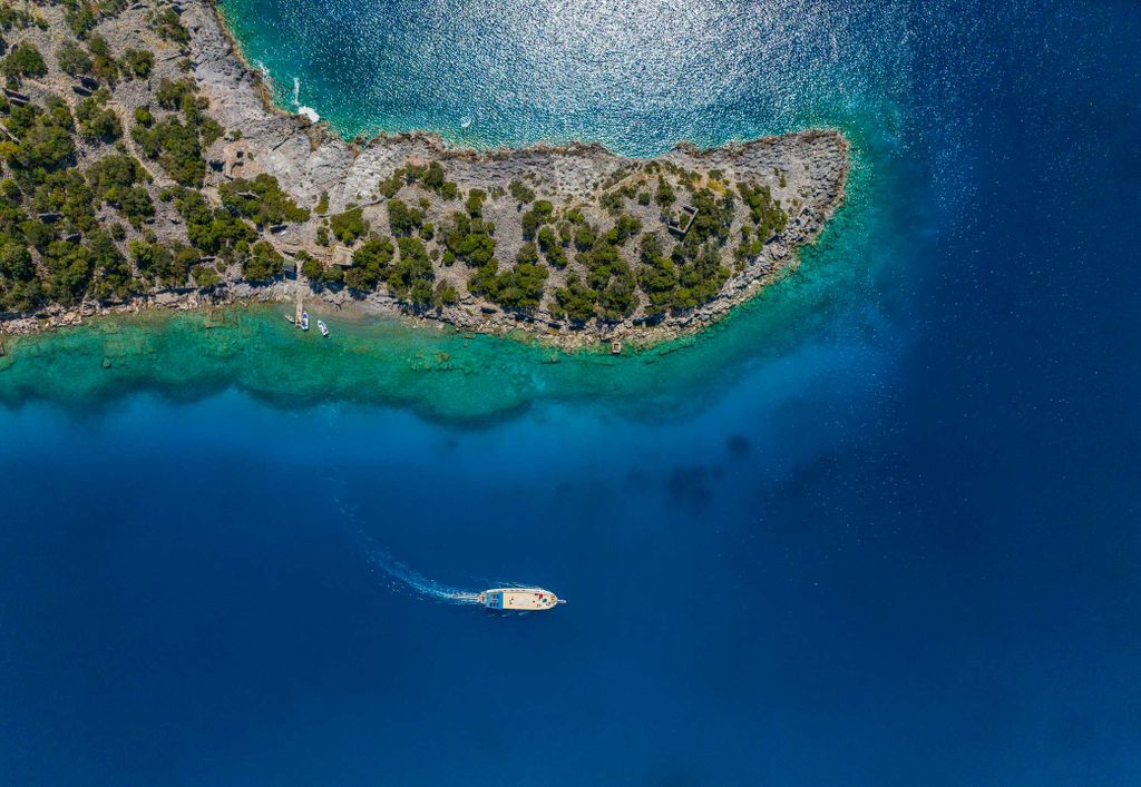 A yacht trip in Turkey