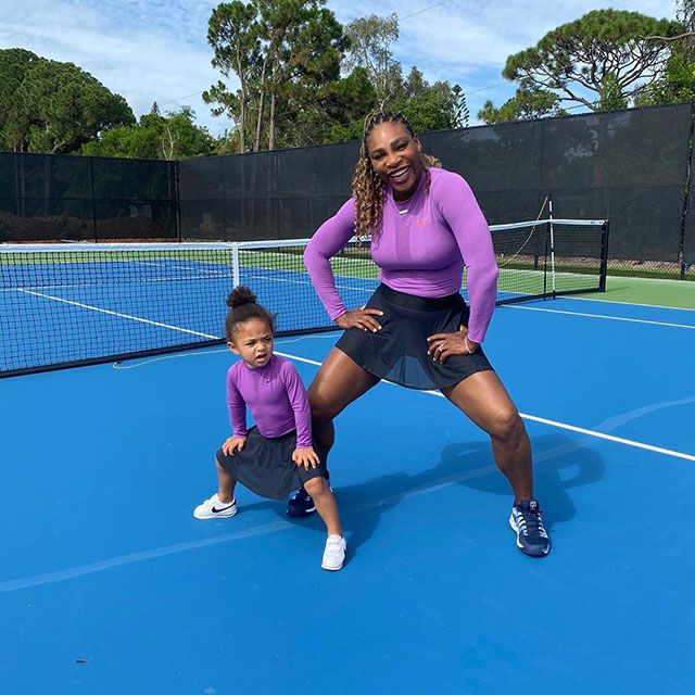 serena williams daughter tennis