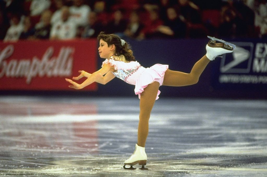 Tara Lipinski competing during Ladies Junior Program
