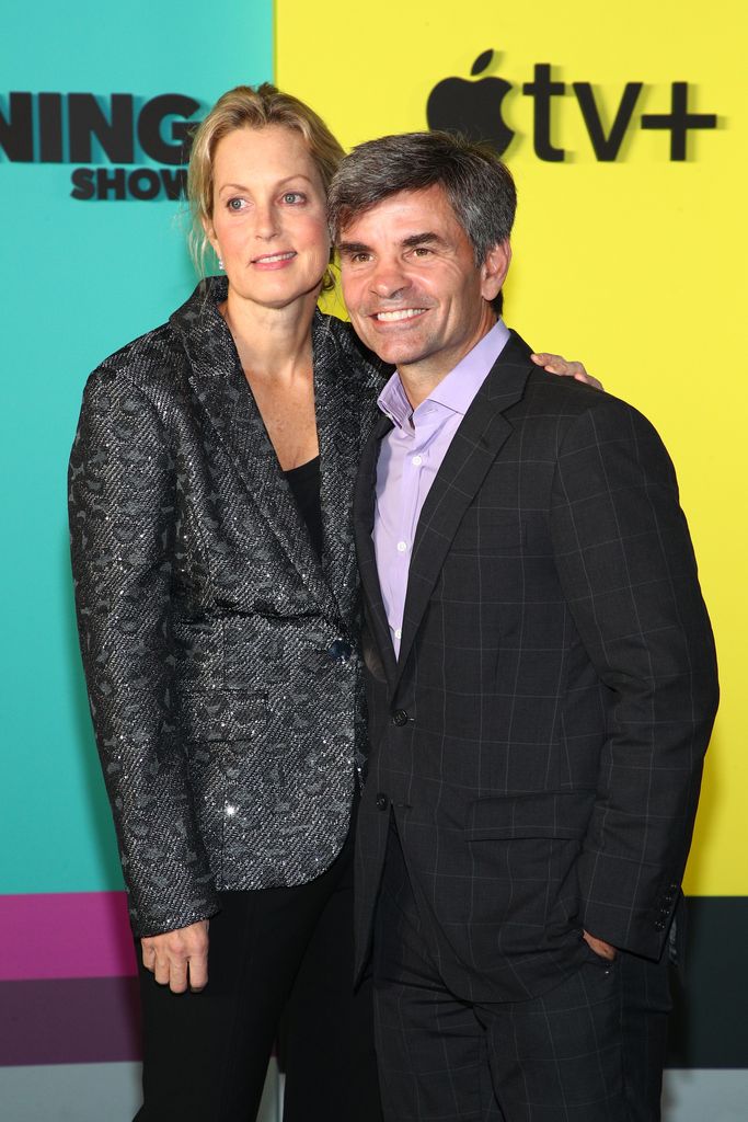 Ali Wentworth stood with George Stephanopoulos