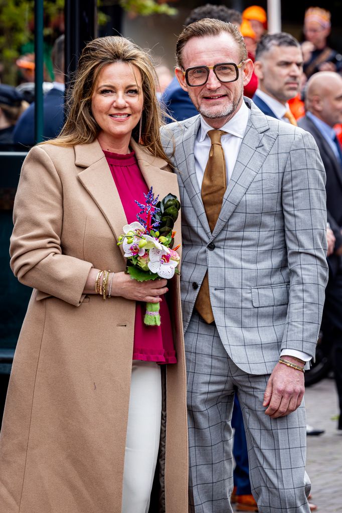 Prince Bernhard and Princess Annette during King's Day on April 27, 2024