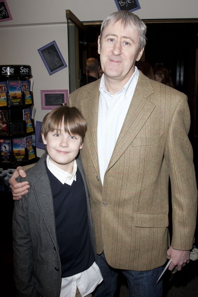 Nicholas Lyndhurst and his son Archie in 2011