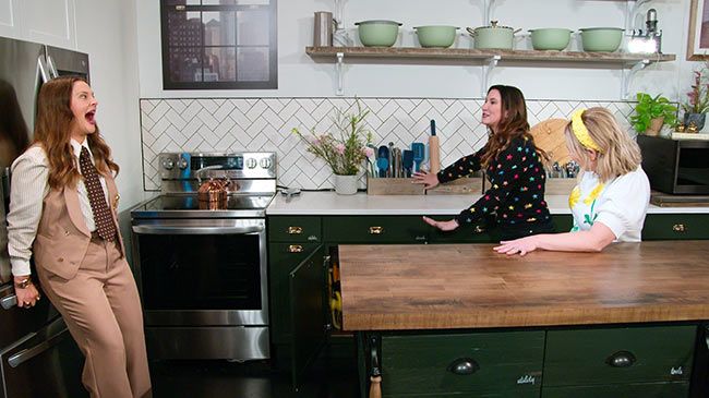 Drew Barrymore The Home Edit kitchen
