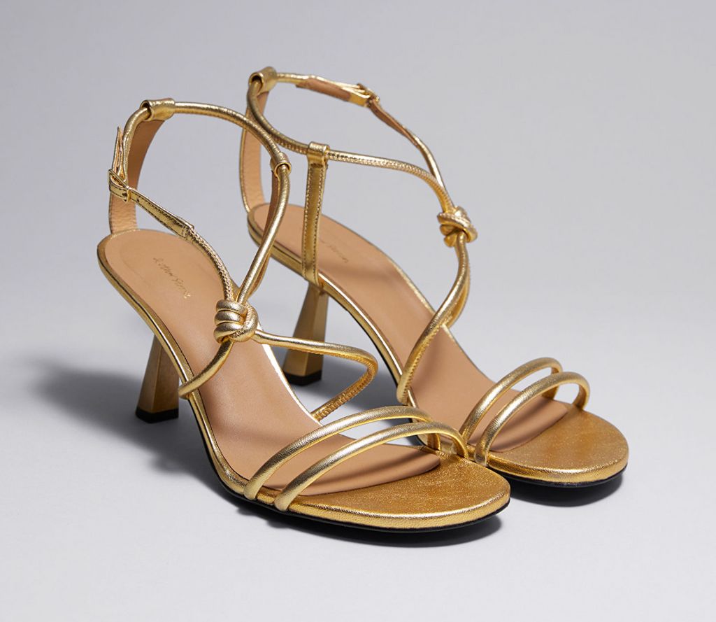 & Other Stories Knotted Heeled Sandals