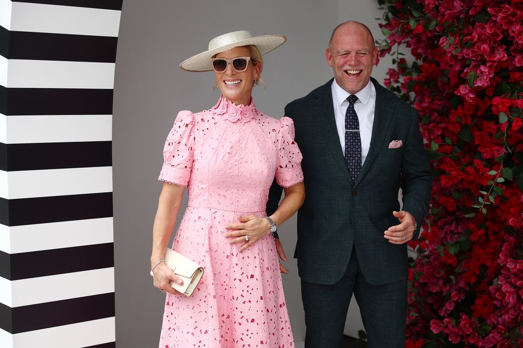 A photo of Mike and Zara Tindall