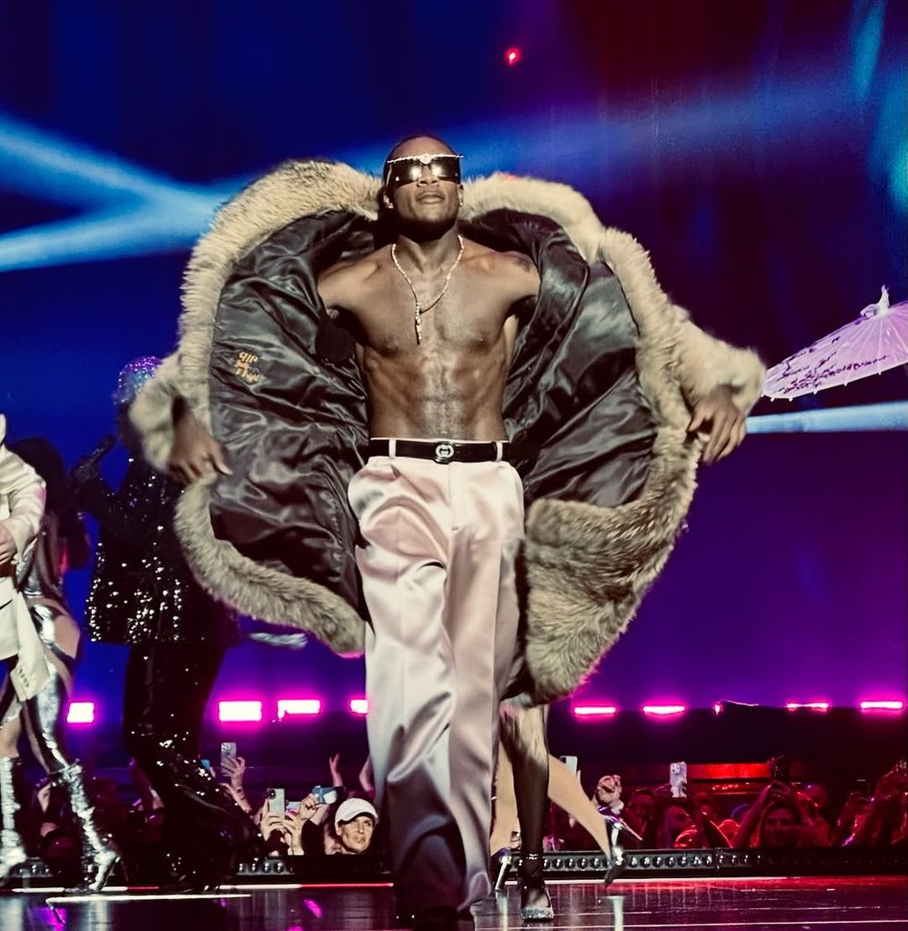 David Banda madonna's son walking the runway