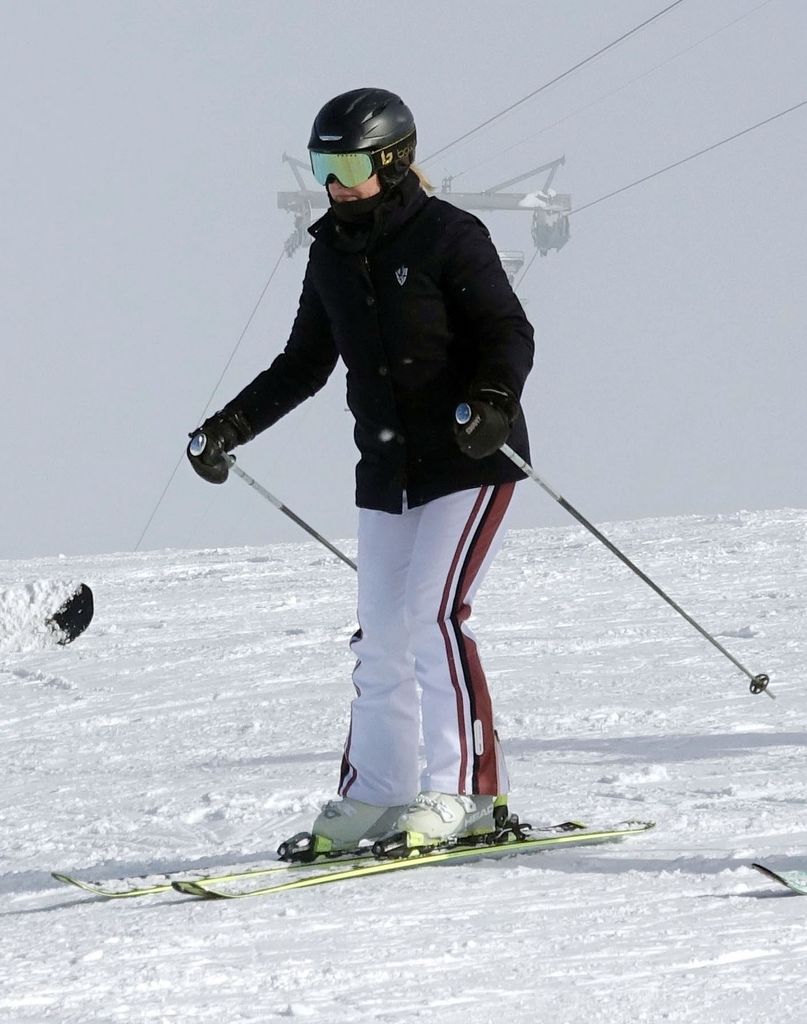 Duchess of Edinburgh skiing in St Moritz