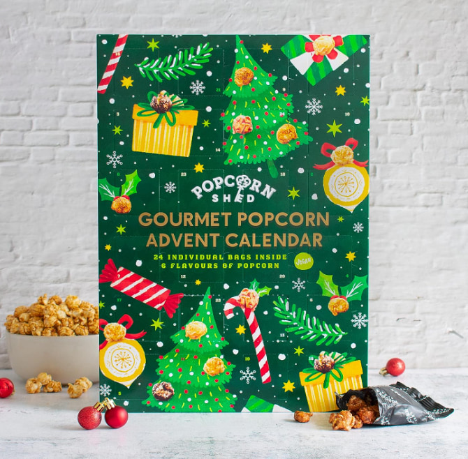 popcorn shed vegan advent calendar 