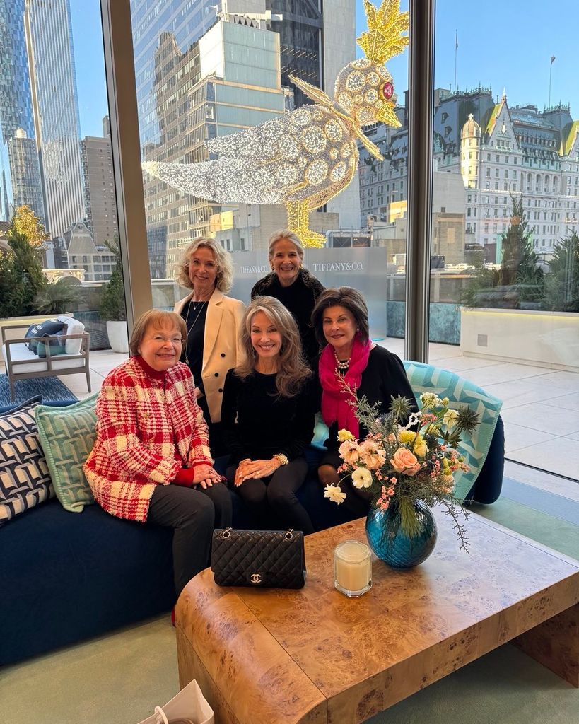 Susan with her friends in NYC for her birthday 