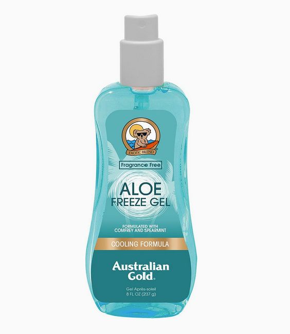 best cooling after suns aloe freeze gel australian gold z 