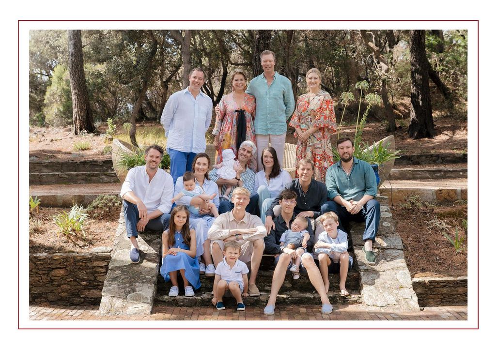 Luxembourg royal family Christmas card