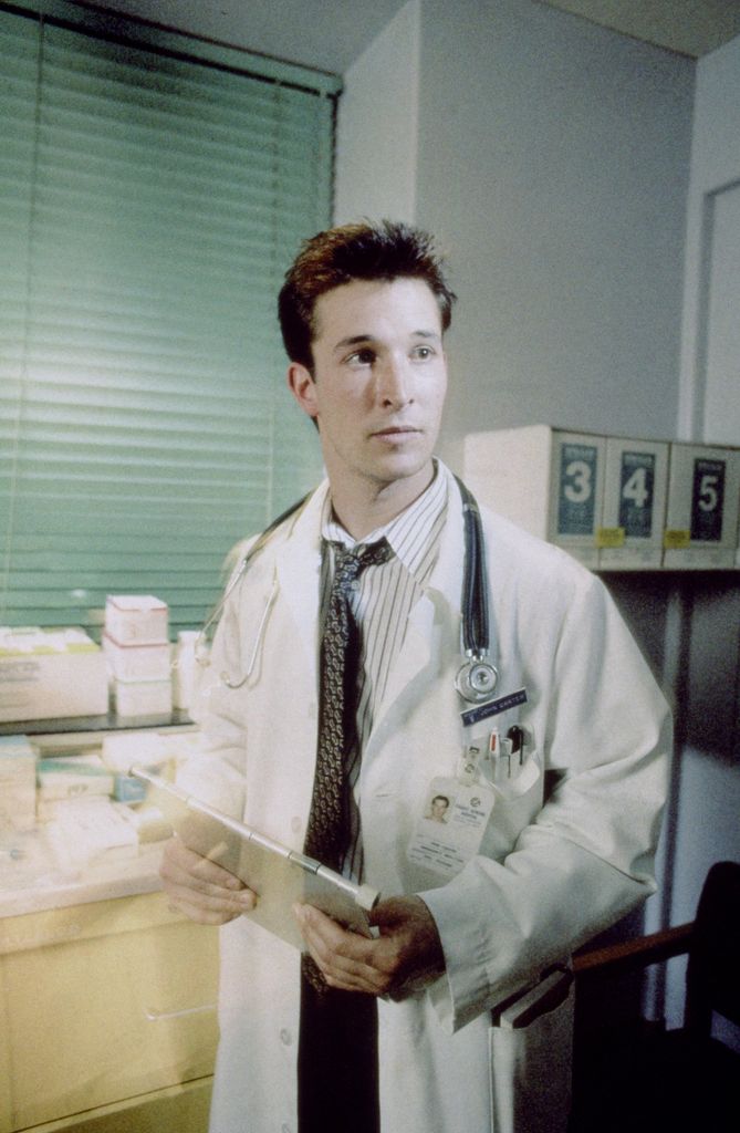 Noah Wyle as Dr. John Carter on ER, 1995