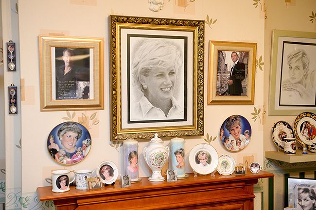 princess diana superfan jo dobson collects memorabilia in her home