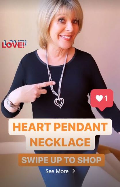ruth heart necklace