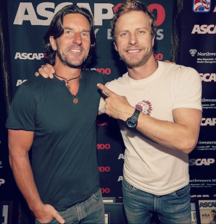 photo of brett james and dierks bentley