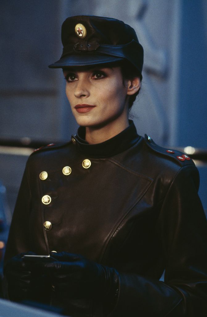 Famke in military outfit in GoldenEye