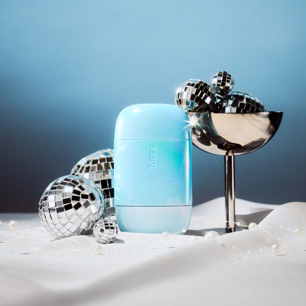 Fussy deodorant blue case