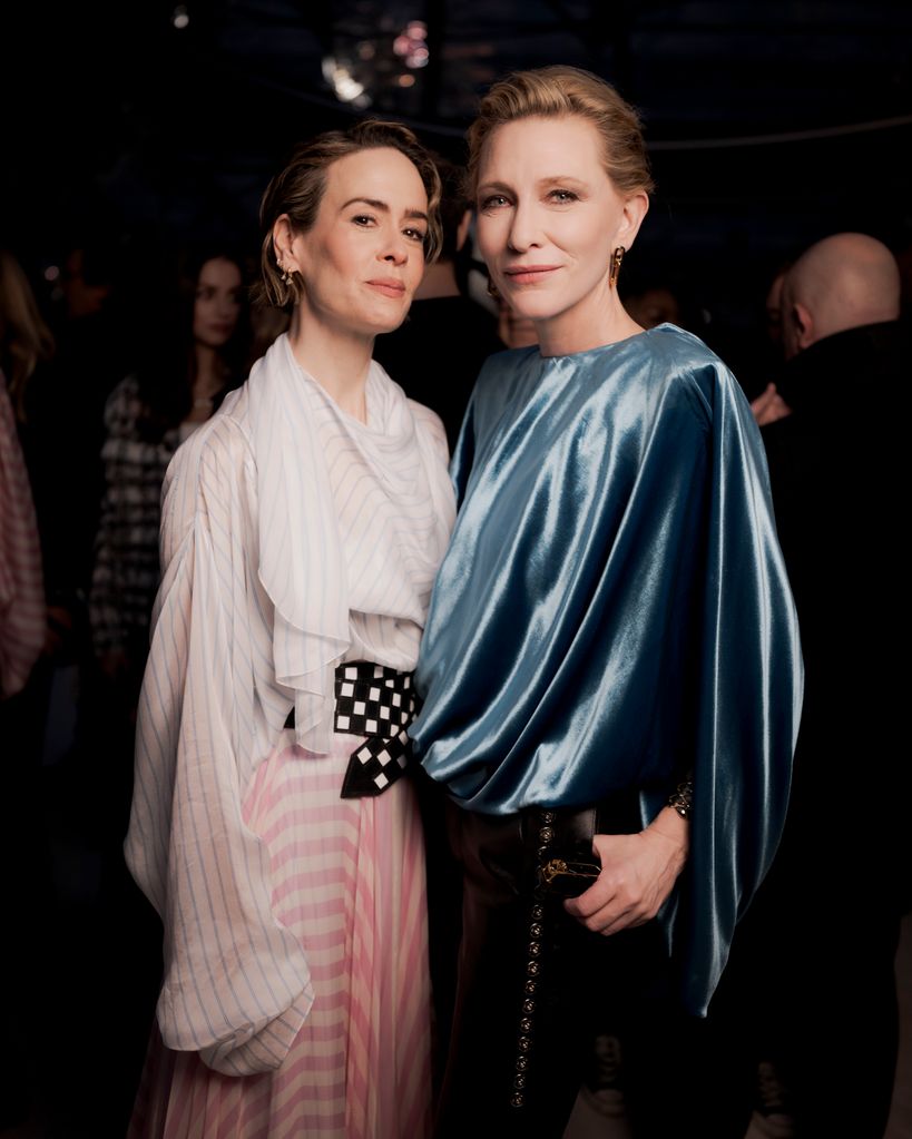 Sarah Paulson and Cate Blanchett pose for photo