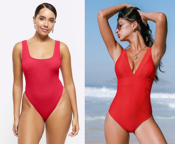 skims red swimsuit dupe