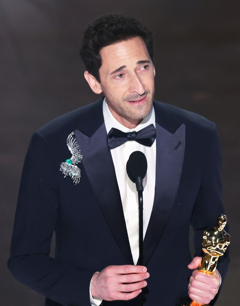 Adrien Brody at the 97th Oscars held at the Dolby Theatre on March 2, 2025 in Hollywood, California