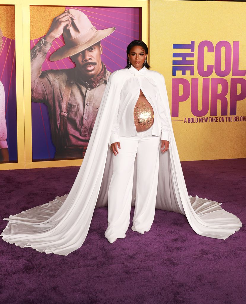 Ciara attends the World Premiere of Warner Bros.' "The Color Purple" at Academy Museum of Motion Pictures on December 06, 2023 in Los Angeles, California.