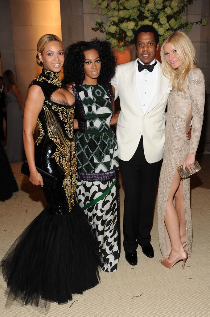 photo of beyonce solange knowles jay z and gwyneth paltrow