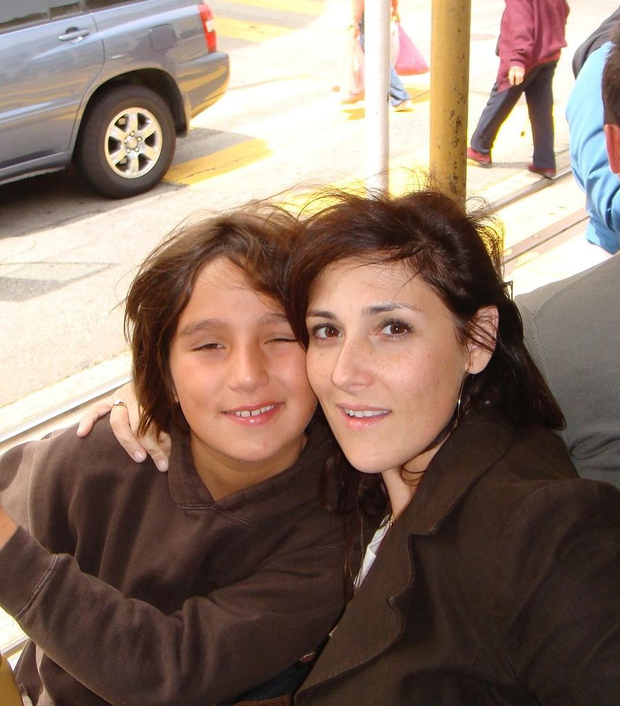 Ricki and her son Milo when he was a young boy 