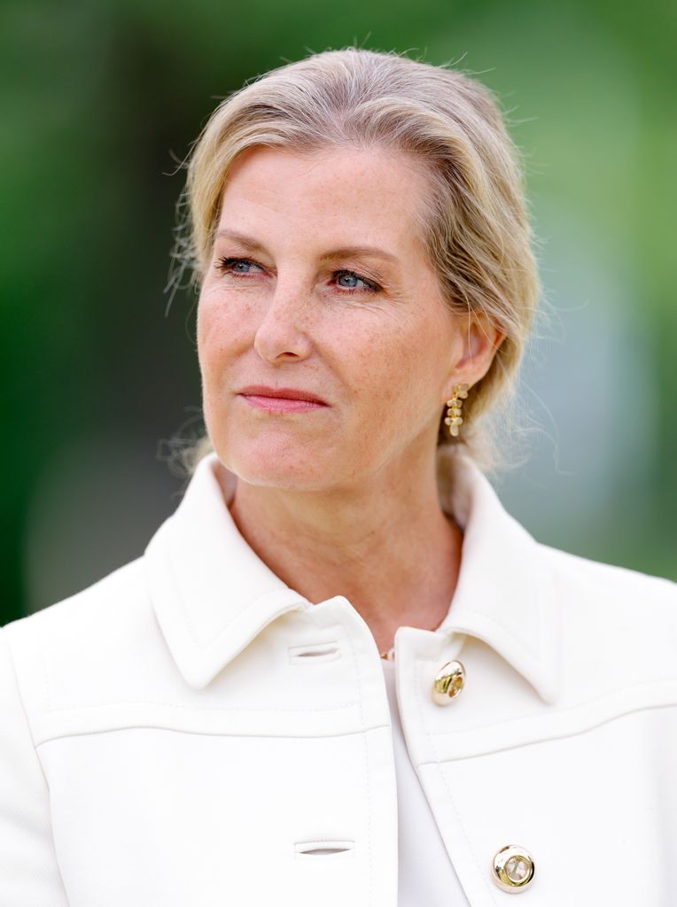duchess sophie in white jacket