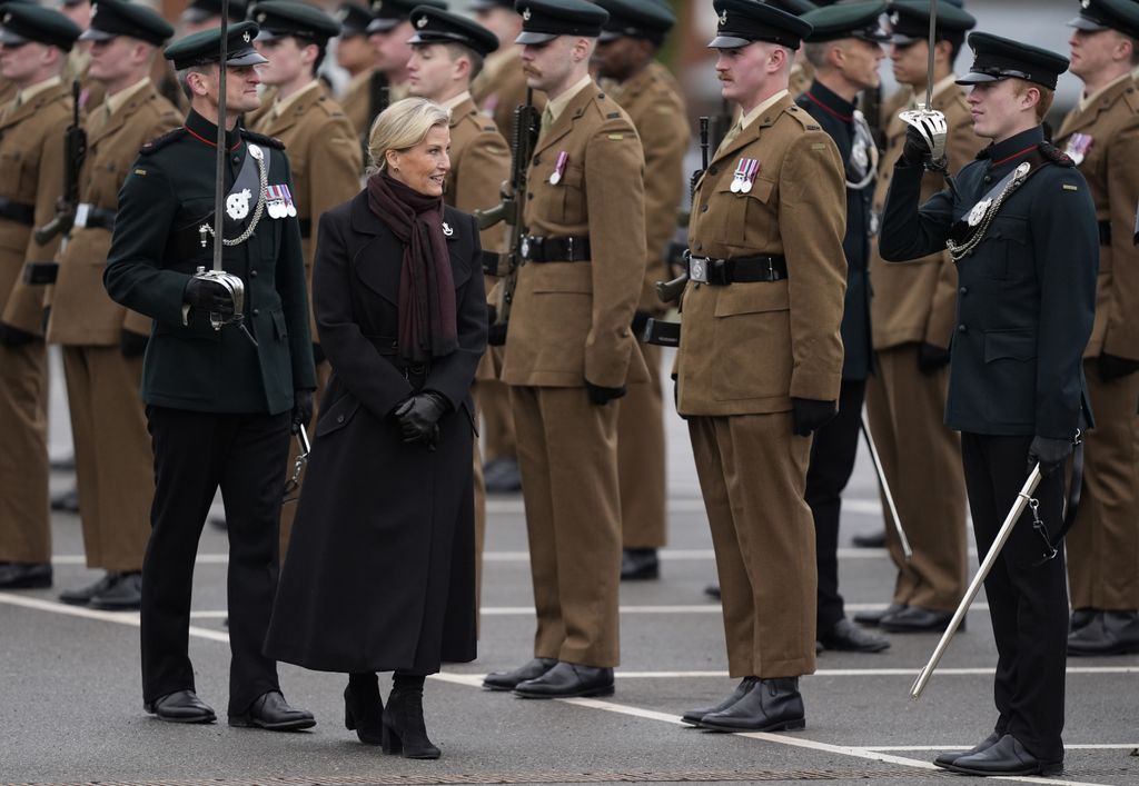 The Duchess paid a visit to the Bulford Camp, Wiltshire