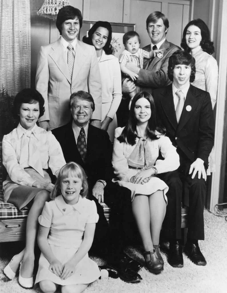 Jimmy Carter, 39th President of the United States of America, and his family.