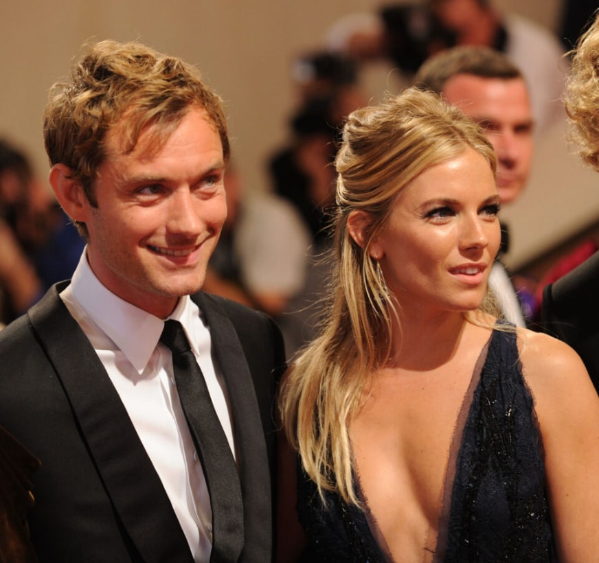 Jude and Sienna smiling together