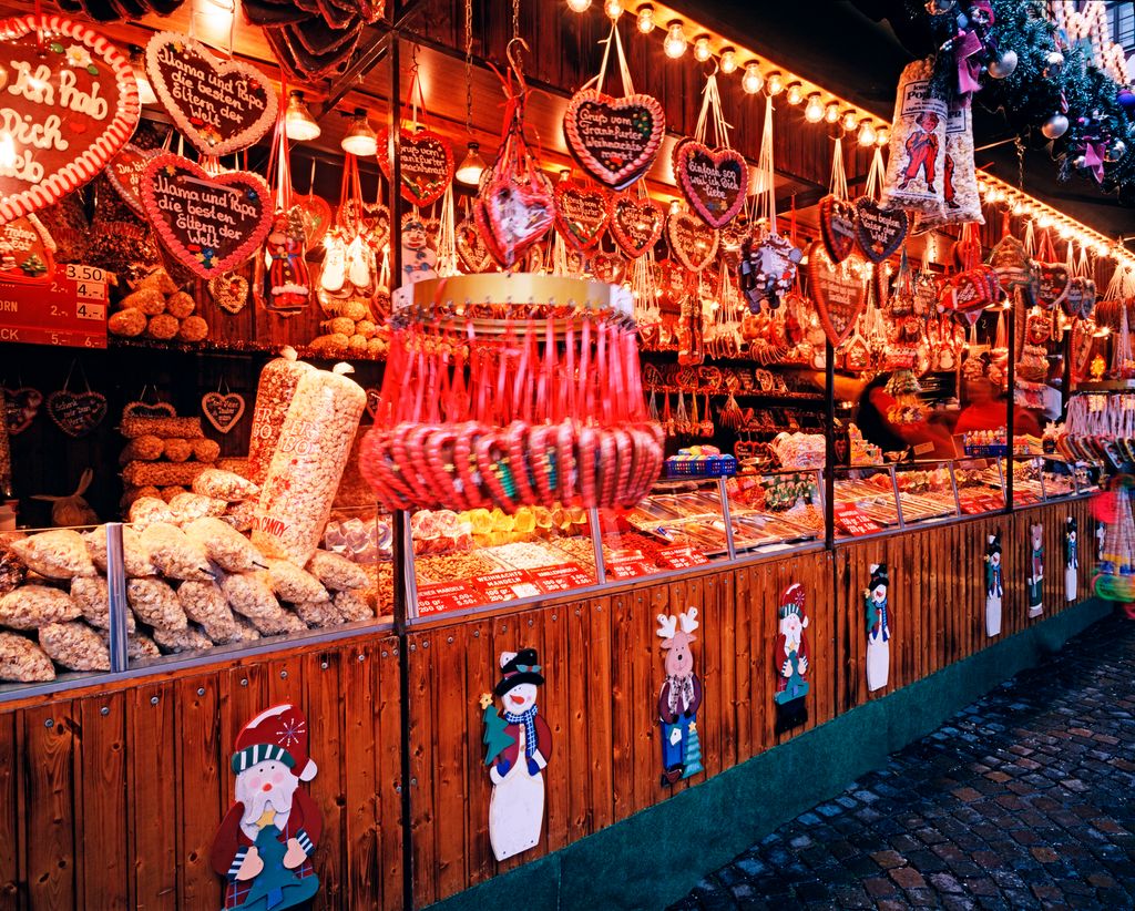 A Christmas market 