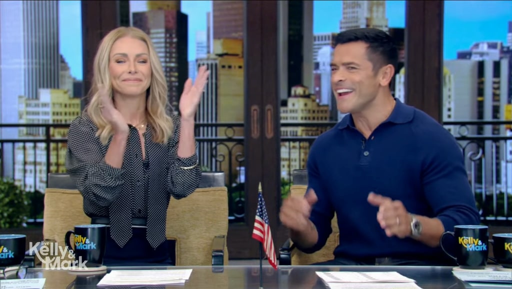 Kelly Ripa celebrated the Michigan Wolverines' win against USC over the weekend 