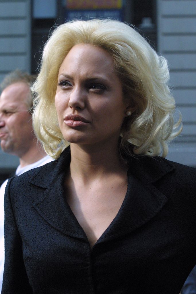 Angelina Jolie rocked blonde hair too back in 2001 while filming Life or Something Like It 