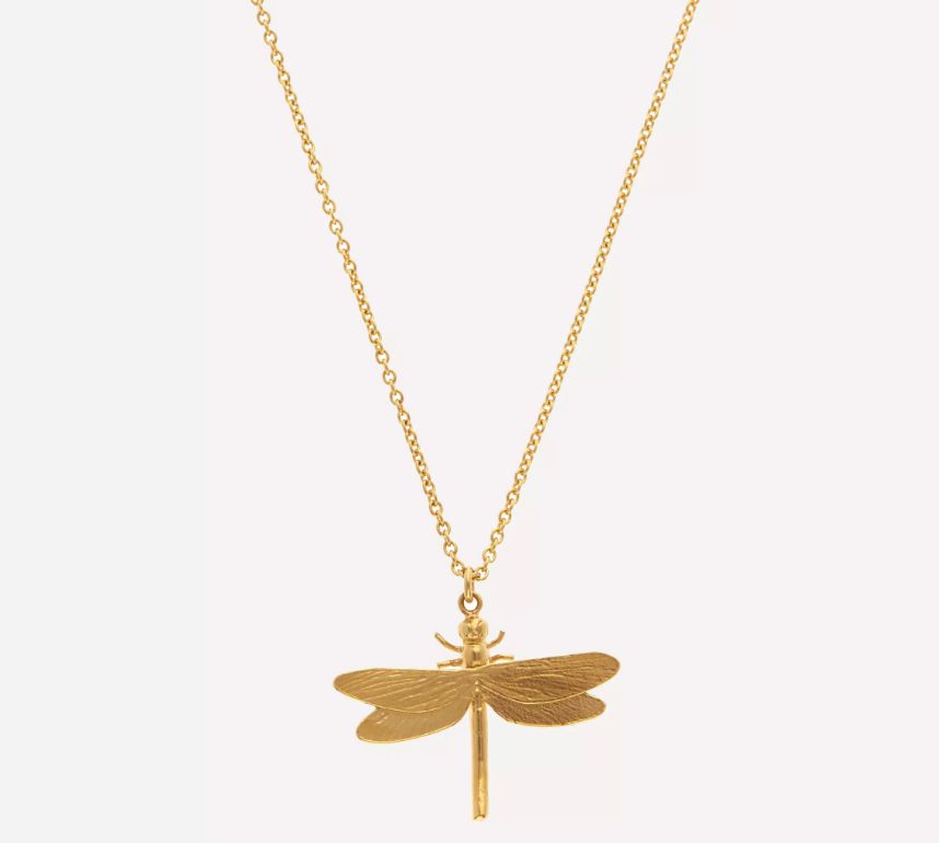 Alex Monroe Dragonfly Pendant Necklace as seen on Robin Ellacott